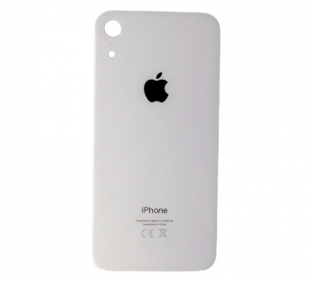 Задняя крышка (стекло) Узкий вырез iPhone XS (Silver) Оригинал#2183373