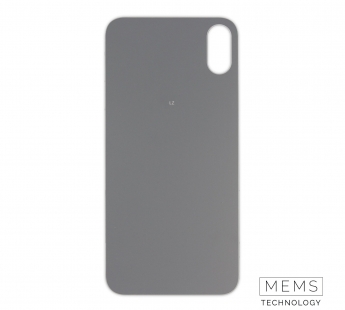 Задняя крышка (стекло) Широкий вырез iPhone X (Silver)#2149442