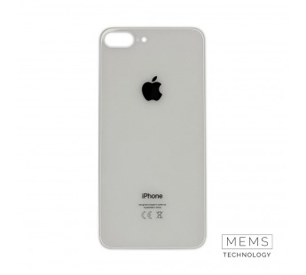 Задняя крышка (стекло) Широкий вырез iPhone 8 Plus (Silver)#2167872