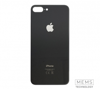 Задняя крышка (стекло) Широкий вырез iPhone 8 Plus (Space Grey)#2149411