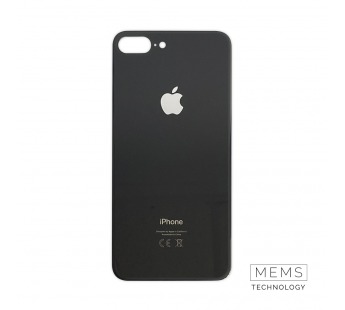 Задняя крышка (стекло) Широкий вырез iPhone 8 Plus (Space Grey)#2167870