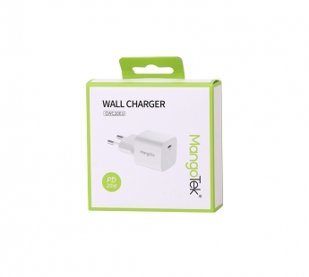 Сетевое зарядное устройство (СЗУ) MangoTek GWC20EU (20W) (Белый)#2149701