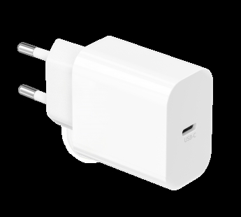 Сетевое зарядное устройство (СЗУ) MangoTek GWC45EU (45W) (Type C) (GAN) (Белый)#2149703