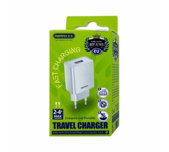 СЗУ Remax RP-U95 (USB A) (2.4A) (Белый)#2160359