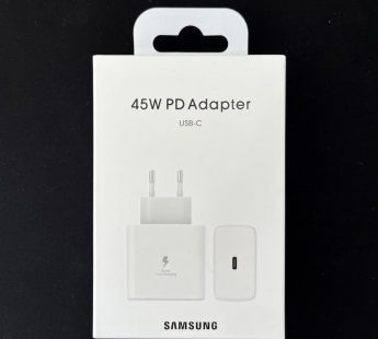 Сетевой адаптер Samsung 45W USB-C (Белый) Service Pack 100% OR#2149709