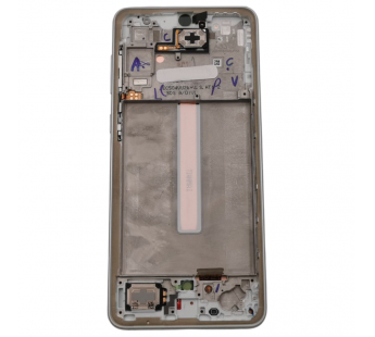 Дисплей для Samsung SM-A336 Galaxy A33 5G (2022) + тачскрин + рамка(белый), ОРИГ100%#2148762
