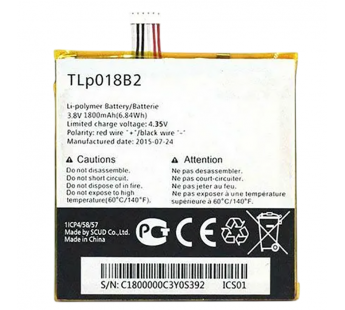 АКБ для Alcatel OT-6030D/6030X/7025D (TLp018B2) (тех.упак), ориг#2152356