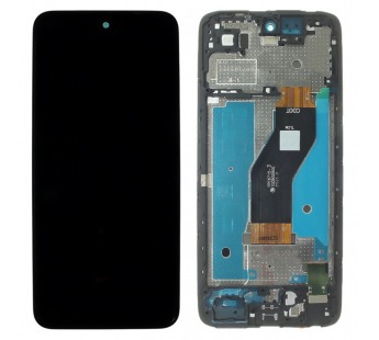 Дисплей для Infinix Smart 10 (X6725) + тачскрин + рамка (черный), FullORIG#2167760