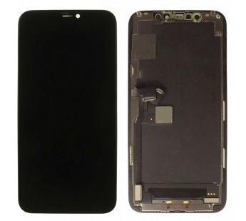 Дисплей для iPhone 11 Pro + тачскрин + рамка (черный), оригинал(заменено стекло)#2164600