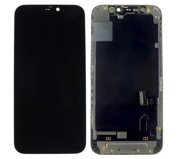 Дисплей для iPhone 12 mini + тачскрин + рамка (черный), оригинал(заменено стекло)#2148822
