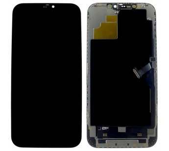 Дисплей для iPhone 12 Pro Max + тачскрин + рамка (черный), ориг#2175686