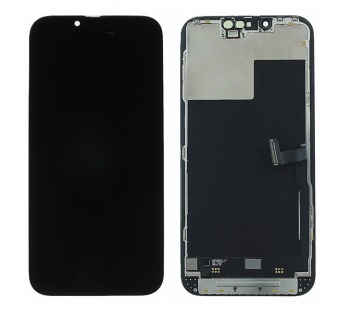 Дисплей для iPhone 13 Pro + тачскрин + рамка (черный), оригинал(заменено стекло)#2148825