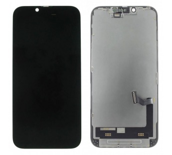 Дисплей для iPhone 14 + тачскрин + рамка (черный), ориг#2164602