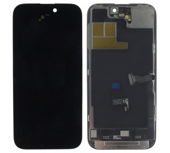 Дисплей для iPhone 14 Pro + тачскрин + рамка (черный), OLED JK(шлейф IC)#2148800