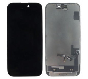 Дисплей для iPhone 15 + тачскрин + рамка (черный), OLED JK (шлейф IC)#2148804