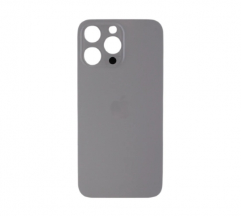 Задняя крышка (стекло) Узкий вырез iPhone 14 Pro Max (Silver)#2183383