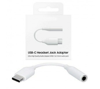 Адаптер Samsung USB-C / выход 3 , 5 мм для наушников (Белый)#2151179