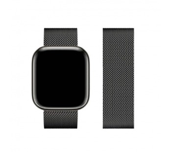 Металлический ремешок для часов Apple Watch HOCO WH03 38/40/41мм миланская петля черный#2153015