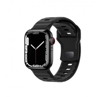 Силиконовый ремешок для часов Apple Watch HOCO WA27 42/44/45/49мм черный#2153007