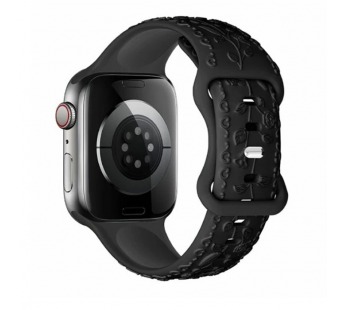 Силиконовый ремешок для часов Apple Watch HOCO WA30 38/40/41/мм черный#2153004