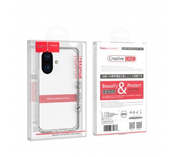 Чехол Hoco Light series для Iphone 17, прозрачный#2152992