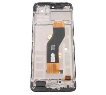 Дисплей для Infinix Hot 40i (X6528B) + тачскрин + рамка (черный), FullORIG#2151555