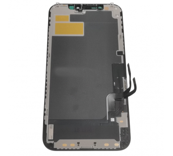 Дисплей для iPhone 12/12 Pro + тачскрин + рамка (черный), OLED DD(шлейф IC)#2151541