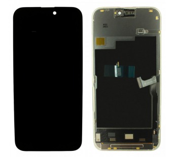 Дисплей для iPhone 15 Pro Max + тачскрин + рамка (черный), SOFTOLED DD (шлейф IC) 120Hz#2151538