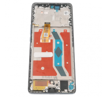 Дисплей для Huawei Honor X9a/X40/Magic 5 Lite + тачскрин + рамка(серебро), Full ORIG#2151636