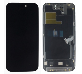 Дисплей для iPhone 14 Pro + тачскрин + рамка (черный), SOFT OLED DD(шлейф IC) 120Hz#2151575