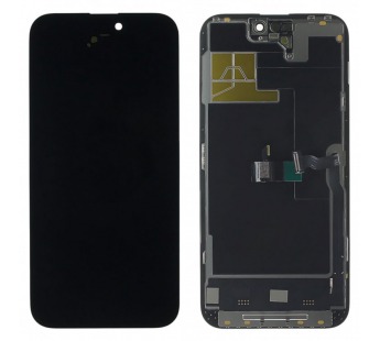 Дисплей для iPhone 14 Pro Max + тачскрин + рамка (черный), SOFTOLED DD (шлейф IC) 120Hz#2151574