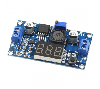 Модули питания NONAME LM2596S Модуль Step-Down DC-DCпреобразователь Uвх=3-40В Uвых=1,5-35В Iвых=3А с цифровыминдикатором#2151941