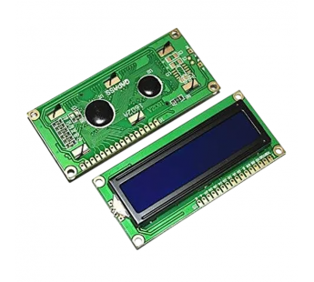 Модули индикации, управления NONAME LCD1602 СимвольныйЖК-индикатор 16x2 HD44780 (желто-зеленый)#2151895