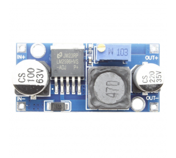 Модули питания NONAME LM2596HVS Модуль Step-Down DC-DCпреобразователь Uвх=4,5-50В Uвых=3-35В Imax=3А#2151945
