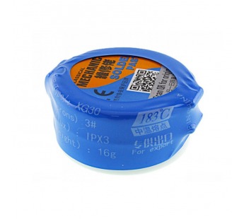BGA паста Mechanic XG-30 183°C (Sn63Pb37) (16g)#2152289