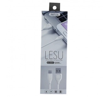 Кабель USB - micro USB Remax RC-050m Lesu для HTC/Samsung 100см (white)#1689656