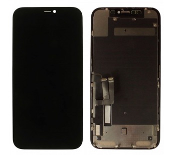 Дисплей для iPhone 11 + тачскрин + рамка (черный), оригинал (замененостекло)#2152439
