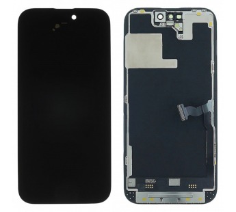 Дисплей для iPhone 14 Pro + тачскрин + рамка (черный), оригинал(заменено стекло)#2152445