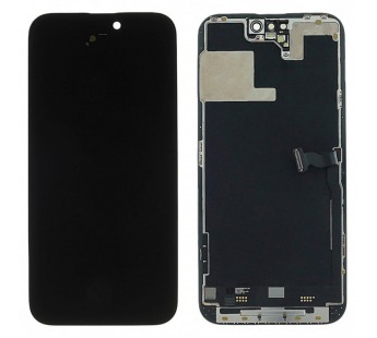 Дисплей для iPhone 14 Pro Max + тачскрин + рамка (черный), оригинал(заменено стекло)#2161148