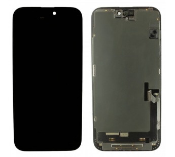 Дисплей для iPhone 15 Plus + тачскрин + рамка (черный), оригинал(заменено стекло)#2152443
