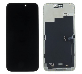 Дисплей для iPhone 15 Pro Max + тачскрин + рамка (черный), оригинал(заменено стекло)#2152441