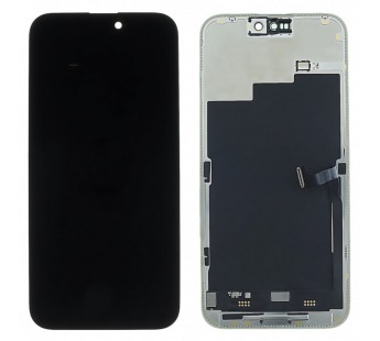 Дисплей для iPhone 15 Pro Max + тачскрин + рамка (черный), оригинал(заменено стекло)#2161145