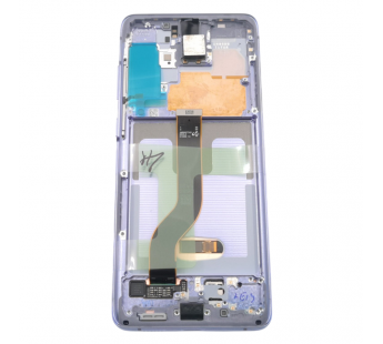 Дисплей для Samsung SM-G985 Galaxy S20 Plus + тачскрин + рамка(фиолетовый), ОРИГ100%#2154045