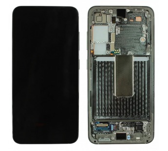Дисплей для Samsung SM-S911 Galaxy S23 5G + тачскрин + рамка(зеленый), ОРИГ100%#2152454