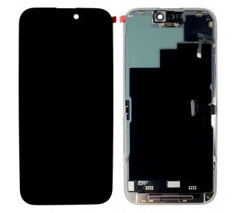 Дисплей для iPhone 15 Pro + тачскрин + рамка + ALS шлейф (черный),СЕРВИСНЫЙ ОРИГ100%#2152493