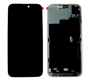 Дисплей для iPhone 15 Pro Max + тачскрин + рамка + ALS шлейф(черный), СЕРВИСНЫЙ ОРИГ100%#2152492
