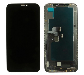Дисплей для iPhone XS + тачскрин + рамка (черный), JK#2152465