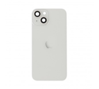 Задняя крышка (стекло) в сборе с рамкой iPhone 14 Оригинал (Starlight)#2167531