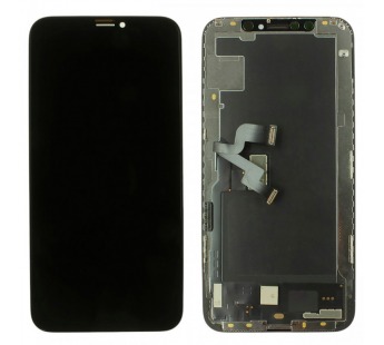 Дисплей для iPhone XS + тачскрин + рамка (черный), OLED ALG#2152570