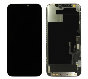 Дисплей для iPhone 12/12 Pro + тачскрин + рамка (черный), RJ#2152555